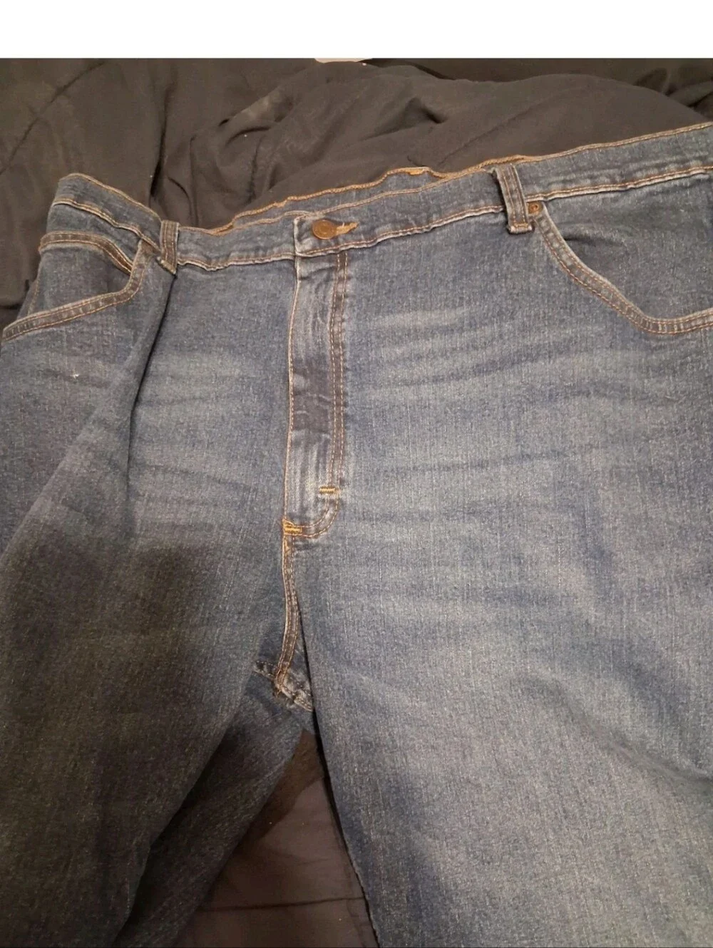 Mens Wrangler Strech Relaxed Fit Jeans 42/30
